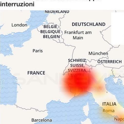 Vodafone, cellulari off line questa mattina a Torino e provincia