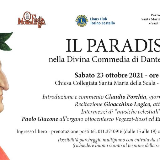 locandina evento Dante Moncalieri