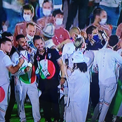 La staffetta con Miressi medaglia d'argento
