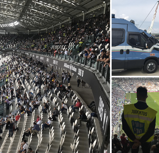 Famiglie e silenzio, cronaca di una partita in curva all’Allianz Stadium. Senza gli ultrà