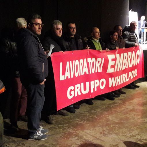 Grasso: &quot;Vicino agli operari della Embraco che rischiano il licenziamento&quot;