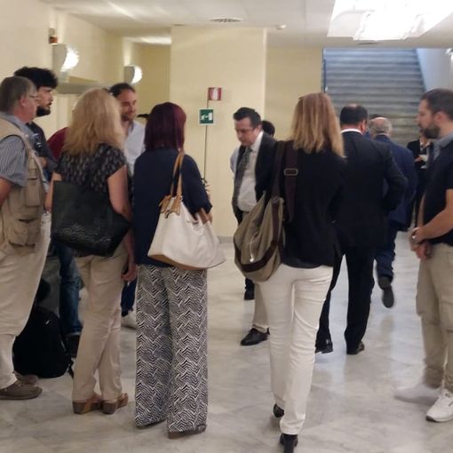 Salone del Libro, i 12 lavoratori in distacco si presentano in Consiglio regionale (VIDEO)