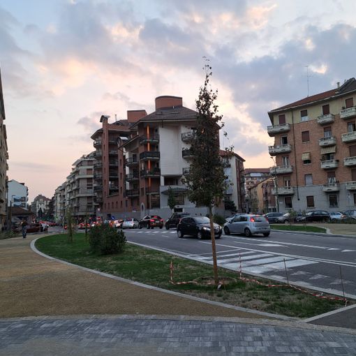 Una piazza, marciapiedi e alberi: un inizio autunno di lavori per la Circoscrizione 7 di Torino