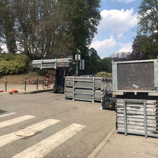 lavori villaggio eurovision al valentino