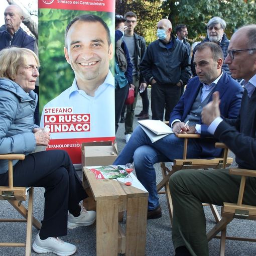 Letta a Torino per Lo Russo: &quot;Sono fiducioso, Stefano è il sindaco del futuro&quot; (FOTO e VIDEO)