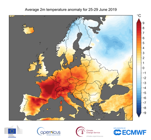 E' stato il mese di giugno più caldo mai registrato a Torino e provincia: temperature medie di più di 2 gradi sopra la norma
