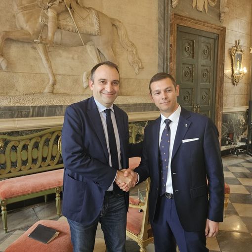 Il sindaco Lo Russo e il nuovo assessore alla Sicurezza Marco Porcedda