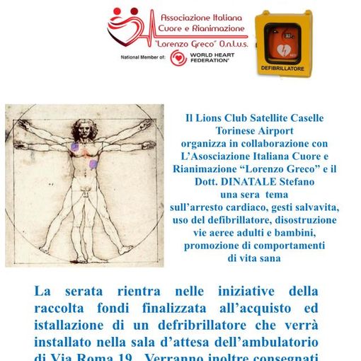 A Caselle una serata sull'importanza della prevenzione cardiovascolare
