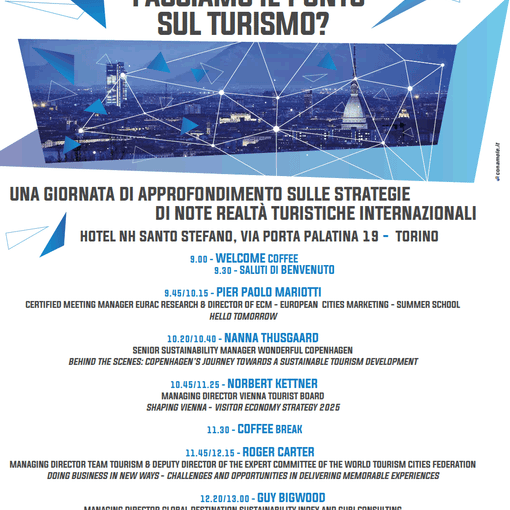 Il turismo internazionale si racconta a Torino