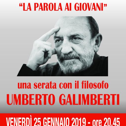 Giaveno, una serata con il filosofo Umberto Galimberti