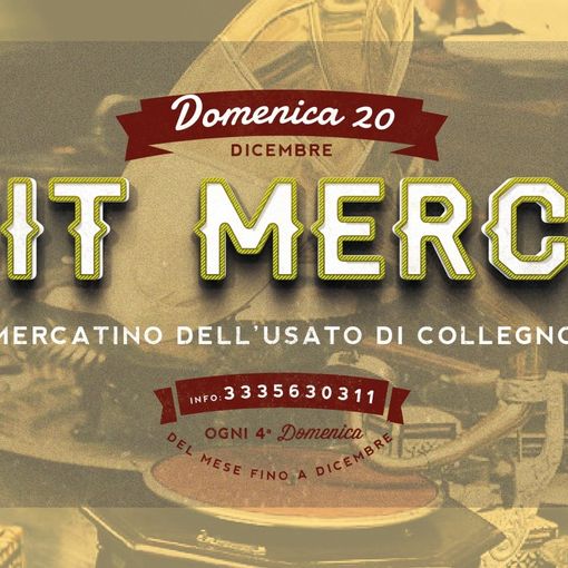 a Collegno torna domenica l'appuntamento con il mercatino dell'usato
