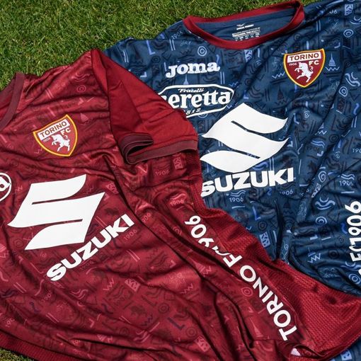 Le maglie di allenamento del Torino