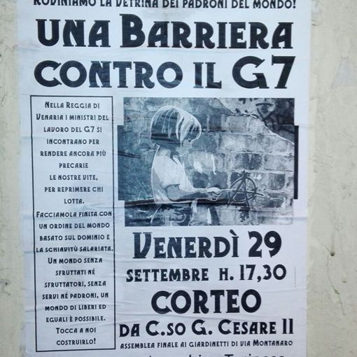 G7, seconda giornata di mobilitazioni contro il vertice a Venaria