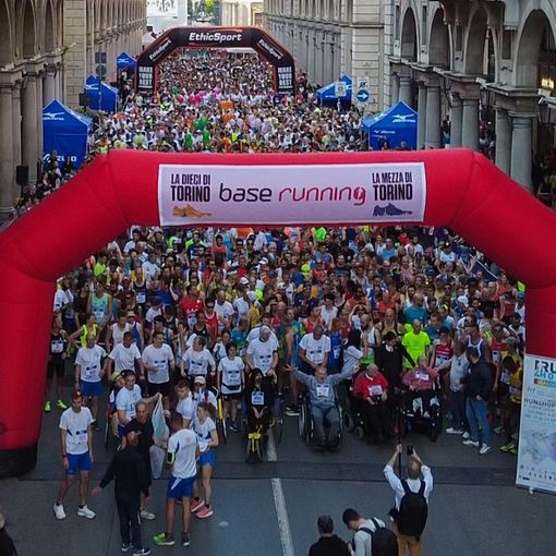 Mezza Maratona e la Dieci: 5mila partecipanti alle due corse podistiche che si sono tenute stamattina a Torino