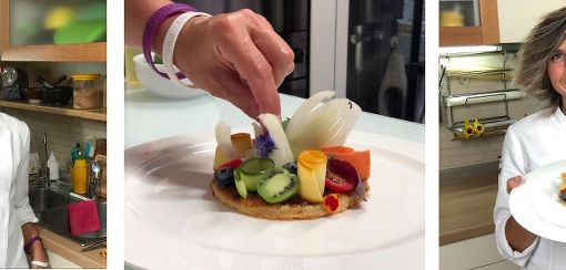 Cecina con verdure, nergi e mayo di riso