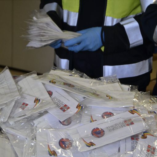 Mascherine: oggi è partita la distribuzione a Pinerolo
