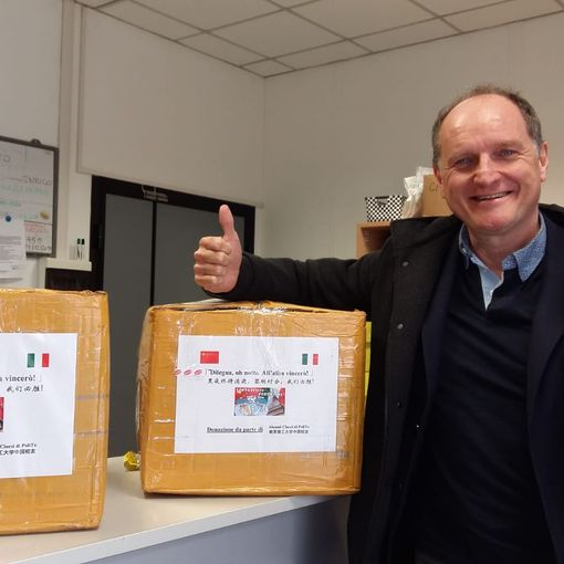 Raccolta fondi degli ex studenti cinesi del Politecnico: già in città cinquemila mascherine