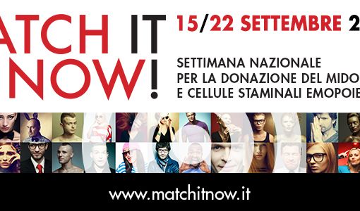 Match it now 2018, evento nazionale dedicato alla donazione di midollo osseo a Torino e provincia