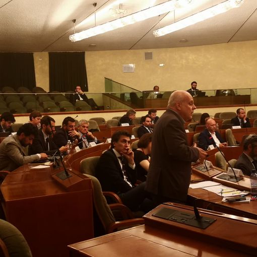 Maurizio Marello in Consiglio regionale - foto d'archivio