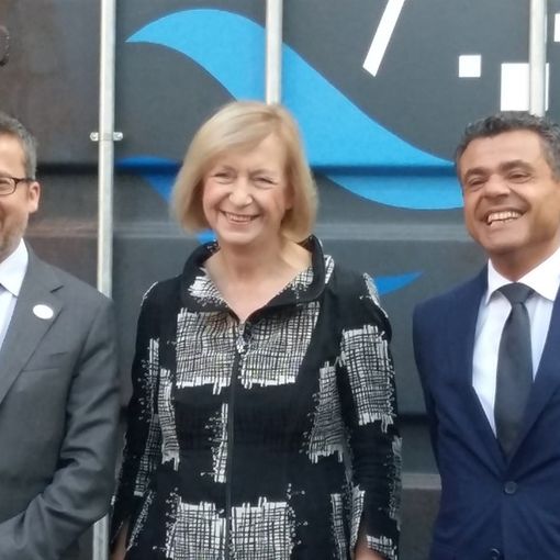 La mostra &quot;Ocean Plastics Lab&quot; inaugurata a Torino dal ministro tedesco Johanna Wanka