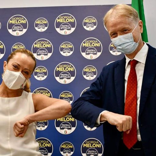 Malan passa a Fratelli d'Italia (Foto tratta dalla pagina Facebook FdI Senato)