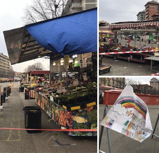 Coronavirus, il mercato di corso Brunelleschi “riparte”: tra cassette e nastri, il lento ritorno alla normalità [FOTO e VIDEO]