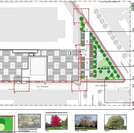 Una palestra al posto dell'ex mercato dei fiori di via Perugia