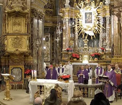 messa per benedetto XVI