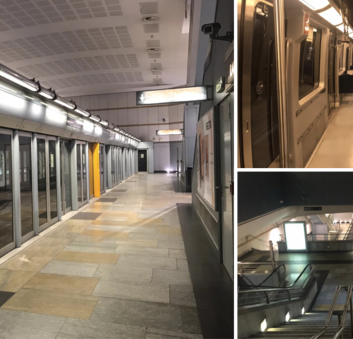 Torino, metropolitana deserta per Coronavirus: in città corse ridotte e linee sospese [VIDEO]