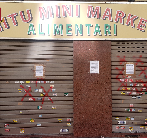 minimarket chiuso
