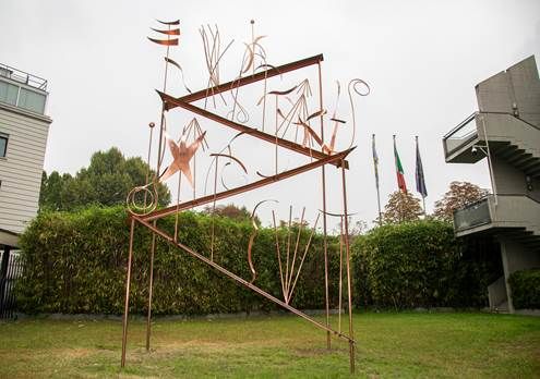 Torna a splendere alla GAM la scultura di Melotti &quot;Modulazione Ascendente&quot;