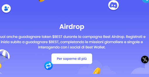 BEST è il nuovo token nativo di Best Wallet: al via la prevendita