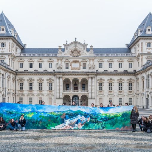 Quando gli architetti incontrano il liceo artistico: il Castello del Valentino si colora di talento [FOTO]
