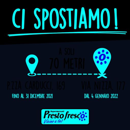 Prestofresco Carducci si trasferisce