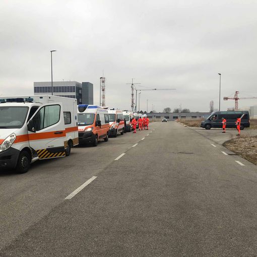 Tre ambulanze Anpas Piemonte in viaggio per l'Ucraina: saranno usate per il sistema sanitario locale