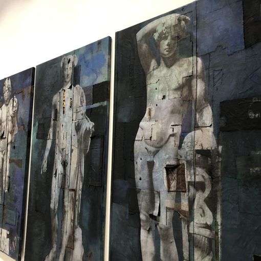 Le &quot;Muse&quot; di Pignatelli e i &quot;Fantasmi&quot; di Scarabello in mostra al Museo Ettore Fico (FOTO)