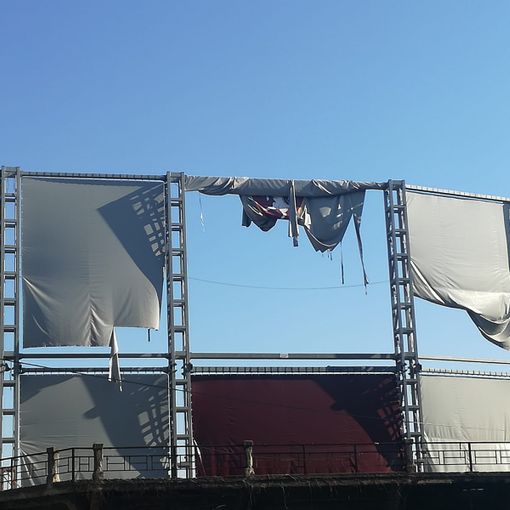 vele rotte allo stadio filadelfia