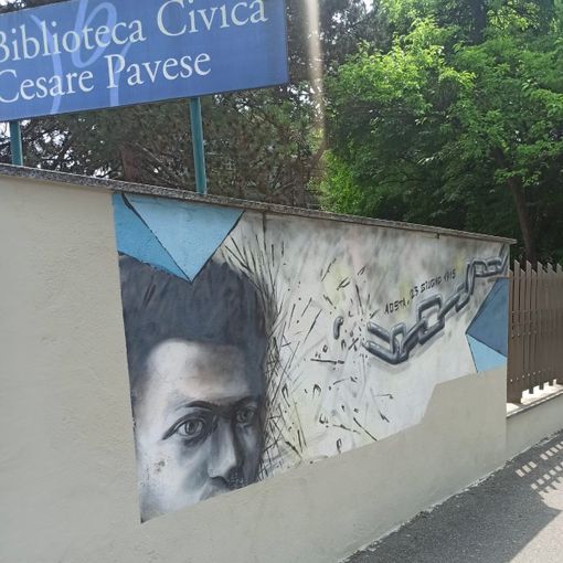 Il murales realizzato nel 2016 danneggiato (per errore) durante i lavori di ristrutturazione