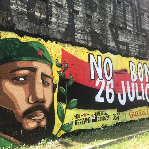 A Parco Dora il murales che omaggia i medici cubani del Covid Hospital Ogr: &quot;Grazie, saremo sempre uniti&quot; [FOTO E VIDEO]