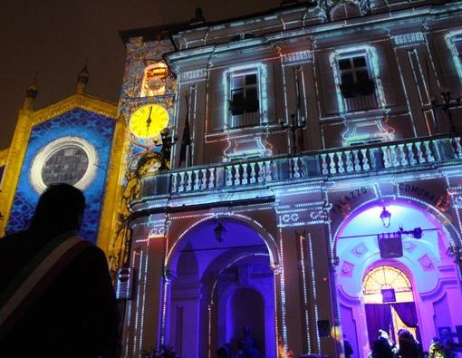 videomapping palazzo comunale