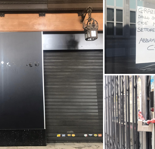 Serrande abbassate, il centro di Torino è in ginocchio: l’ombra delle mafie dietro l’ emorragia di negozi chiusi [FOTO e VIDEO]