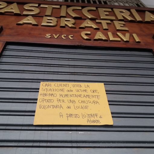 In via Po scatta la serranda abbassata: &quot;Troppe perdite. Riapriremo quando tutto sarà passato&quot; [FOTO]