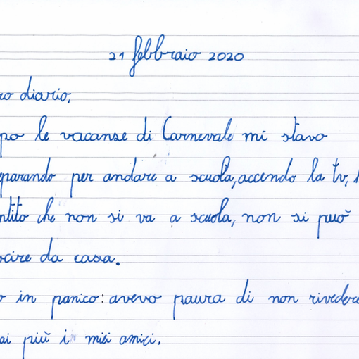 quaderno di scuola elementare con tema