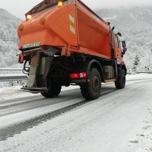 Prima neve su Torino e provincia: la viabilità metropolitana è al lavoro