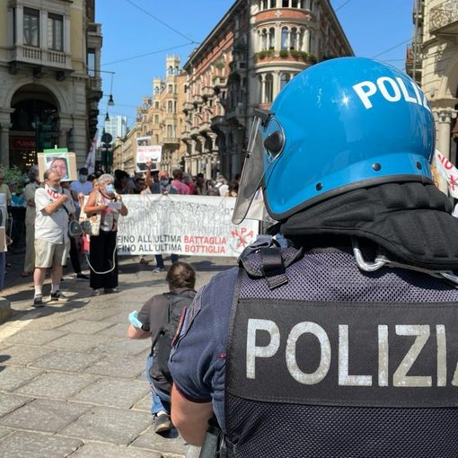 La manifestazione No Tav di oggi in occasione della visita del ministro Lamorgese