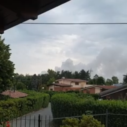 Nell'immagine un fotogramma del video pubblicato sui social da alcuni residenti della zona