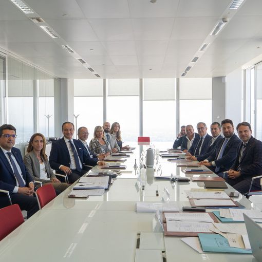 Prima riunione della nuova Giunta regionale al Grattacielo