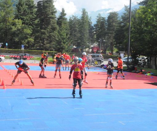 A Bardonecchia attrezzata una nuova pista di pattinaggio a rotelle