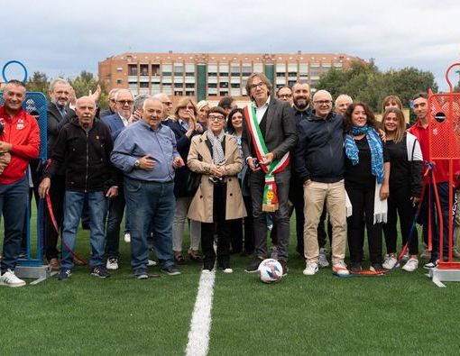 Nichelino, il nuovo campo in sintetico dell'Onnisport dedicato a Pino Torchia