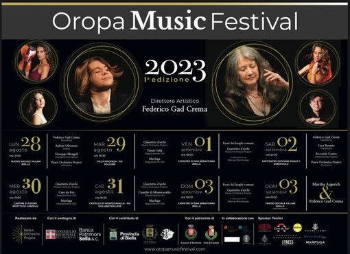 Inizia stasera l'Oropa Music Festival